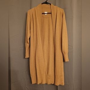 Mustard target cardigan